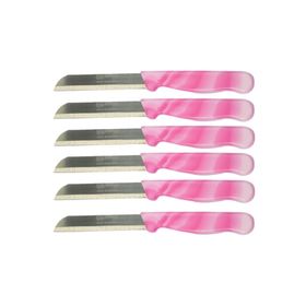 Solingen Mermer Desen Pembe 6'lı Meyve Bıçağı