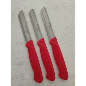 Solingen Micro Tırtıklı Kırmızı 3'lü Sebze Doğrama Bıçağı