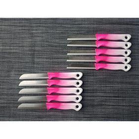 Solingen Pembe Beyaz 10'lu Meyve Sebze Bıçağı