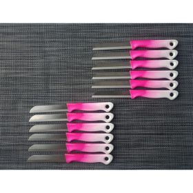Solingen Pembe Beyaz 12'li Meyve Sebze Bıçağı