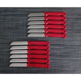 Solingen Simli Kırmızı 12'li Meyve Bıçağı