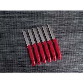 Solingen Simli Kırmızı 6'lı Meyve Bıçağı