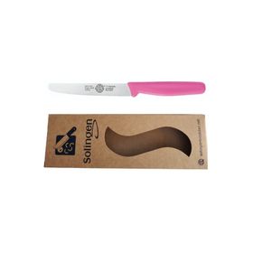 Solingen Tırtıklı Pembe Doğrama Bıçağı