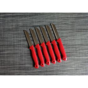 Solingen Turuncu Simli 6'lı Meyve Bıçağı