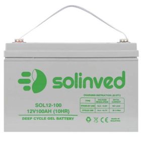 Solinved 100AH 12 V Solar Jel Akü