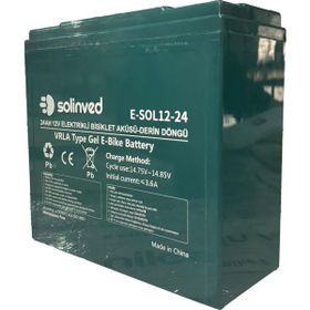 Solinved 12 v 24 Ah Vrla Tipi Elektrikli Bisiklet Aküsü