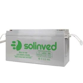 Solinved 12V 150AH Solar Jel Akü