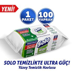 Solo 100'lü Sedir Ağacı Yasemin Esintisi Yüzey Temizlik Havlusu