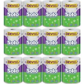 Solo 12'li Dev Rulo Kağıt Havlu
