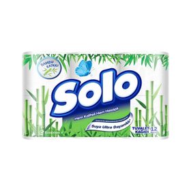 Solo Bambu Katkılı 12'li Tuvalet Kağıdı