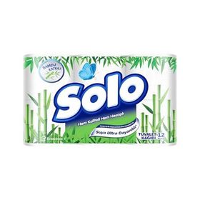 Solo Bambu Katkılı 12'li Tuvalet Kağıdı