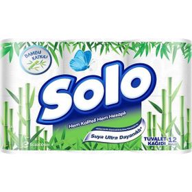 Solo Bambu Katkılı 12'li Tuvalet Kağıdı