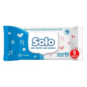 Solo Okyanus Ferahlığı 9x90 Adet Islak Mendil