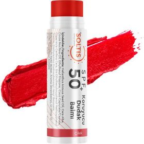 Soltis SPF50+ 5 ml Çilek Renkli Dudak Nemlendiricisi