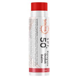 Soltis SPF50+ 5 ml Çilek Renkli Dudak Nemlendiricisi