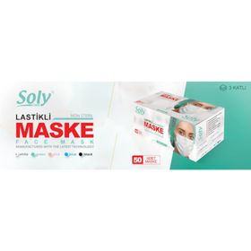 Soly 3 Katlı 50 adet Medikal Maske