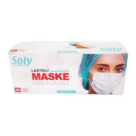 Soly 3 Katlı 50 adet Medikal Maske