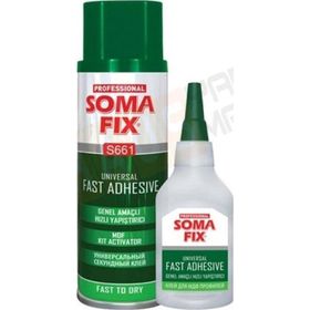 Somafix 100 ml Hızlı Yapıştırıcı Set + 25 gr Aktivatör