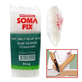 SomaFix Mum Kalın 1 kg Poşetli Silikon
