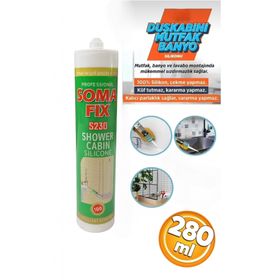 Somafix S230 Şeffaf 280 ml Duşakabin Silikonu