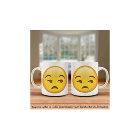 Somurtkan Keyifsiz Trip Emojisi Kupa Bardak