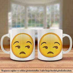 Somurtkan Keyifsiz Trip Emojisi Kupa Bardak