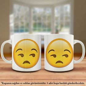 Somurtkan Keyifsiz Trip Emojisi Kupa Bardak