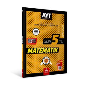 Son 5 Yılın Çıkmış AYT Matematik Soruları 2019-2023 - A Yayınları