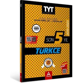 Son 5 Yılın Çıkmış TYT Türkçe Soruları 2019-2023 - A Yayınları