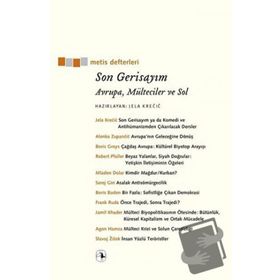 Son Gerisayım - Jela Krecic - Metis Yayınları