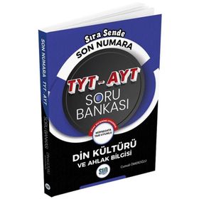 Son Numara Yayınları TYT AYT Din Kültürü ve Ahlak Bilgisi Sıra Sende Soru Bankası