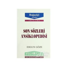SON SÖZLERI ANSIKLOPEDISI - GENEL