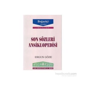 SON SÖZLERI ANSIKLOPEDISI - GENEL