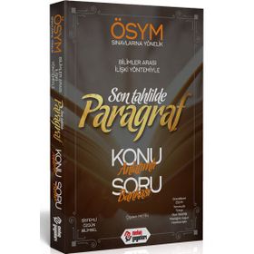 Son Tahlilde Paragraf Konu Anlatımlı Soru Bankası - Metin Yayınları