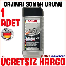 Sonax Gri 250 ml Renkli Nano Parlatıcı ve Koruyucu Cila