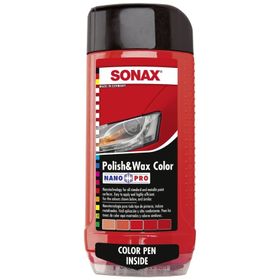 Sonax Kırmızı 250 ml Renkli Nano Parlatıcı ve Koruyucu Cila