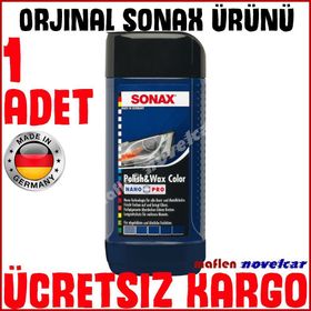 Sonax Mavi 250 ml Renkli Nano Parlatıcı ve Koruyucu Cila