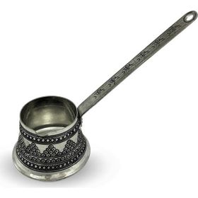 Sonay Bakırcılık Üzümlü Kalın Bakır 4 Fincanlık Cezve