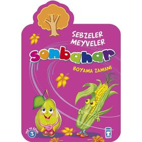 Sonbahar Sebzeler Meyveler Boyama Zamanı - kollektif