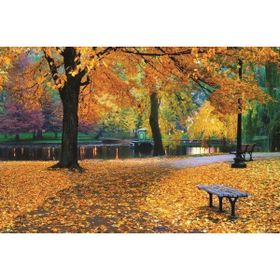 Sonbahar Temalı cm Kanvas Tablo