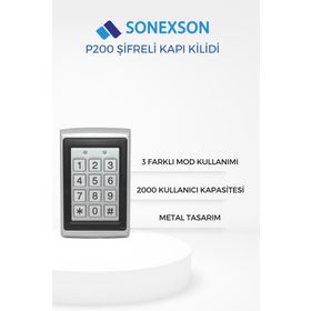 Sonex RFID Şifreli Kapı Kilidi
