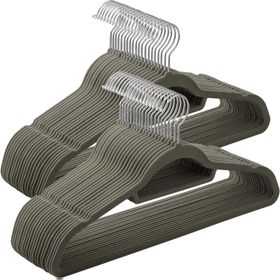 Songmics CRF50V Gri 50'li Kadife Askı
