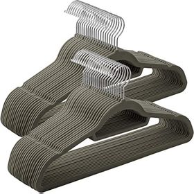 Songmics CRF50V Gri 50'li Kadife Askı