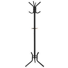 Songmics RCR17B 176 cm Siyah Sağlam Metal Portmanto