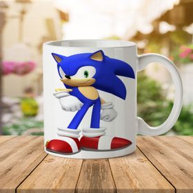 Sonic Hedgehog Porselen Kupa Bardak