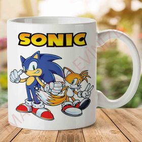 Sonic Karakter Baskılı Kupa Bardak