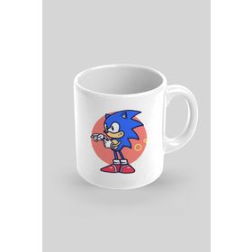 Sonic Karakter Baskılı Kupa Bardak