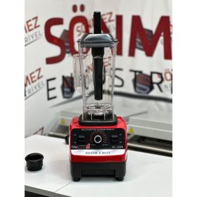 Sönmez Kırmızı Silver Crest Bar Blender Endüstriyel Buz Kırıcı