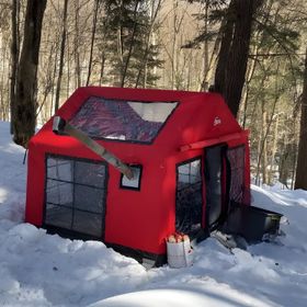 Sönmez Outdoor London 360 Discover M Kırmızı Şişme Kamp Çadırı