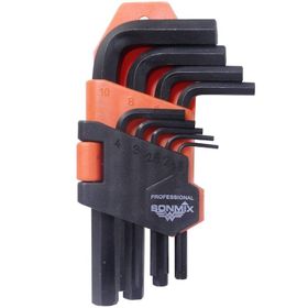 Sonmix SNX-245 Altı Köşe 9 Parça Allen Anahtar Takımı